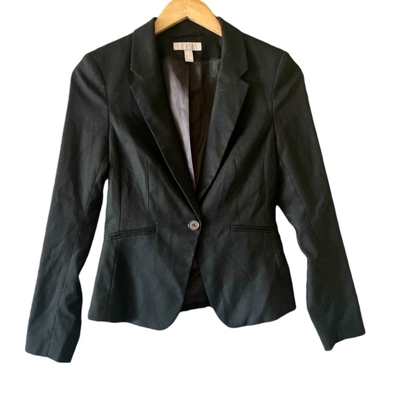 HM Womens Black Blazer/Office  Carrier Workwear Jacket Size 2 - Picture 4 of 11